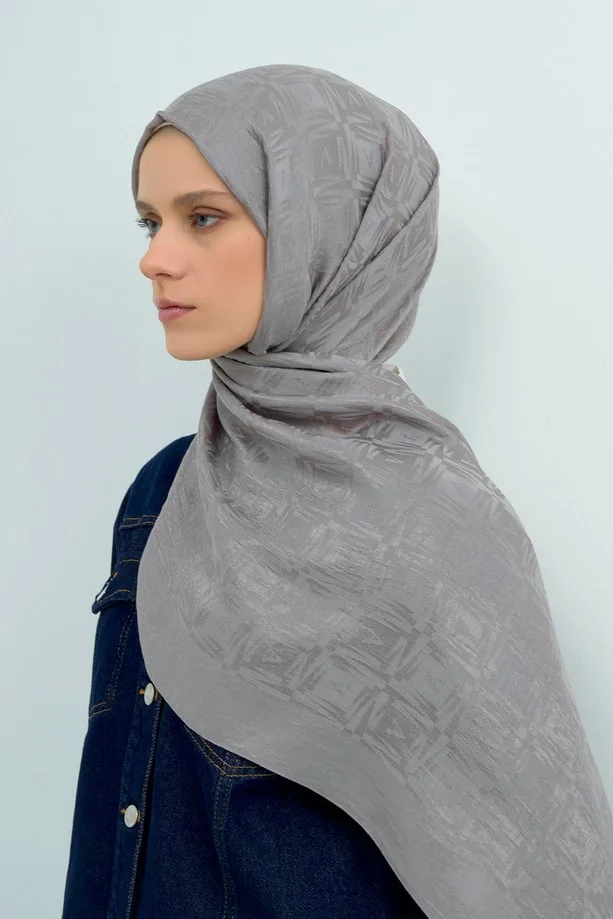 Armine Lyocell Naia Kare Monogram Şal 6 20