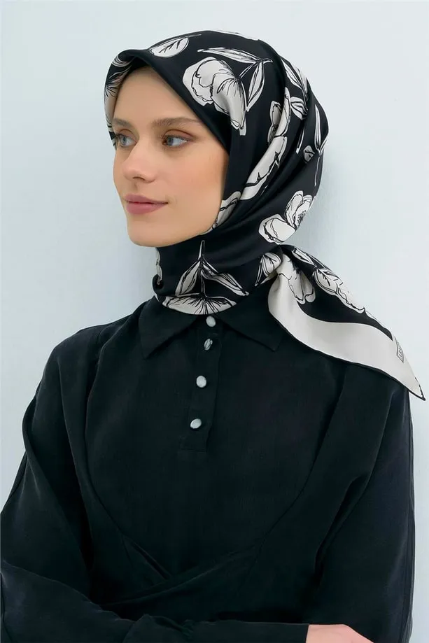 Armine Saf İpek Sura Eşarp 9536D 30
