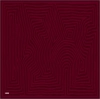 Belli Bordo Geometrik Desen %100 Twill İpek Eşarp 4325D 51