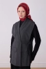 Belli Kırmızı Çok Renkli Geometrik Desen %100 Twill İpek Eşarp 4311D 06