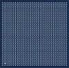 Belli Lacivert Etnik Desen %100 Twill İpek Eşarp 4308D 04
