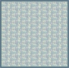 Belli Mavi Obje Desen %100 Twill İpek Eşarp 4313D 51