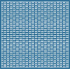 Belli Mavi Geometrik Desen %100 Twill İpek Eşarp 4302D 50