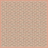 Belli Kiremit Geometrik Desen %100 Twill İpek Eşarp 4302D 81