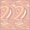 Belli Oranj Çok Renkli Geometrik Desen %100 Twill İpek Eşarp 4311D 33
