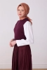 Belli Oranj Etnik Desen %100 Twill İpek Eşarp 4308D 33