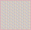 Belli Pembe Obje Desen %100 Twill İpek Eşarp 4313D 52