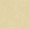 Belli Sarı Geometrik Desen %100 Twill İpek Eşarp 4325D 06