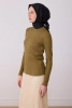 Belli Siyah Geometrik Desen %100 Twill İpek Eşarp 4325D 84