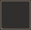 Belli Siyah Klasik Desen %100 Twill İpek Eşarp 4326D 02