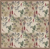 Belli Vizon Obje Desen %100 Twill İpek Eşarp 4320D 82