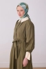 Belli Yeşil Mint Çiçek Desen %100 Twill İpek Eşarp 4303D 03
