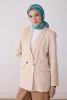 Belli Yeşil Obje Desen %100 Twill İpek Eşarp 4320D 50