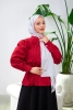 İpekhan Dama Desen İpeksi Jakar Şal Gümüş