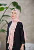 İpekhan Kazayağı Desen İpeksi Jakar Şal Şeker Pembe